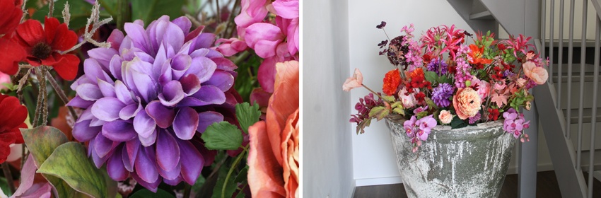 Zijden bloemen 4