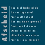 afscheid